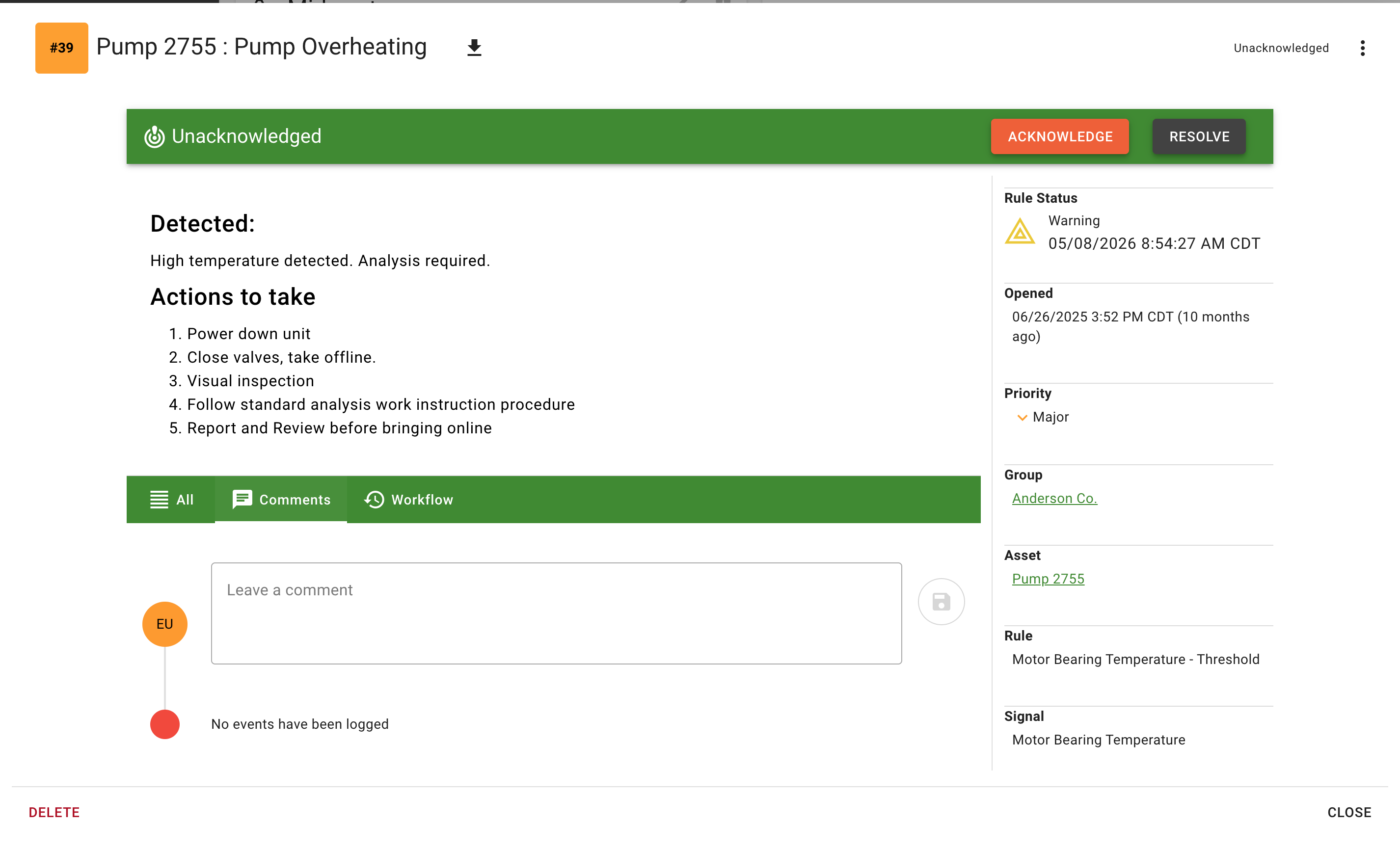 Condition Dialog From Group Info Tab