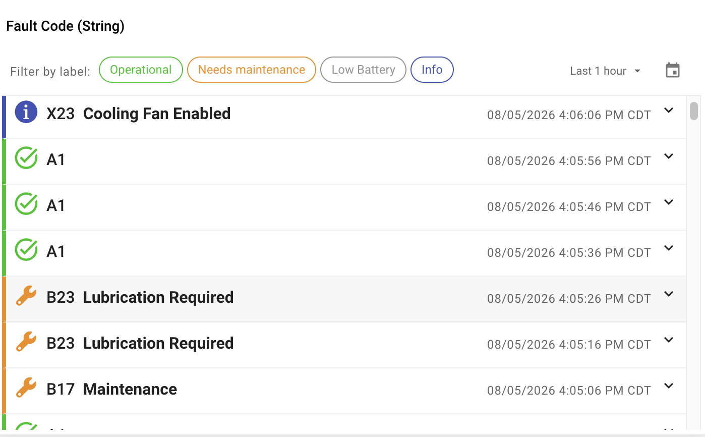 Configurable Signal Log