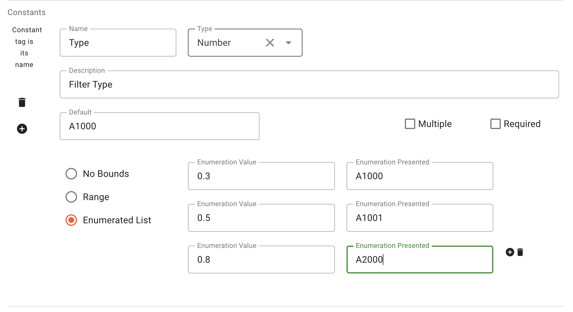 Adding Constants to a function