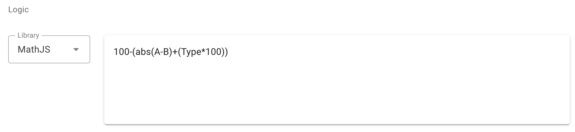 Example of using MathJS