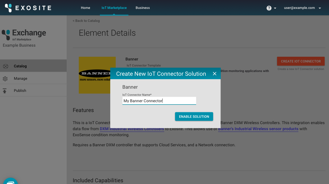 Name your IoT Connector