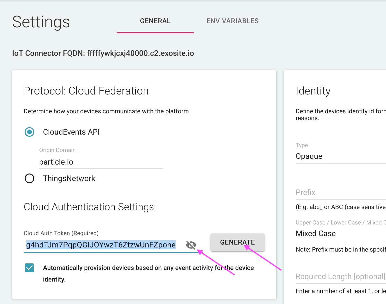 Auth Token Generation