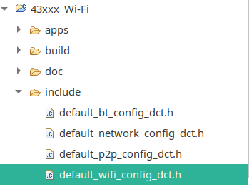 Default Wifi config